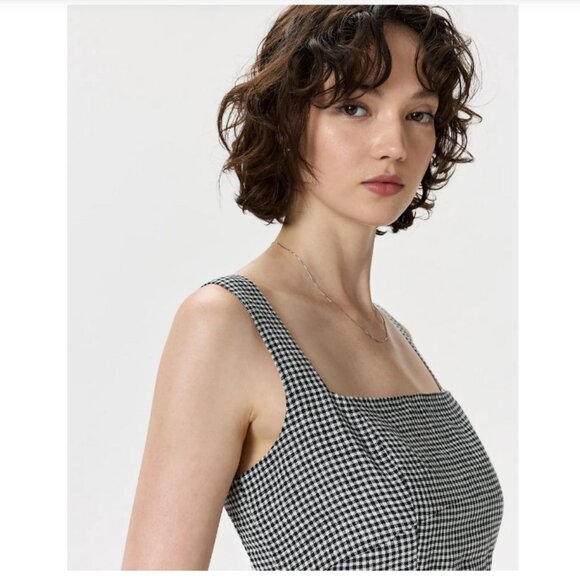 Quince 100% European Linen Fit & Flare Midi Dress - Picture 4 of 14